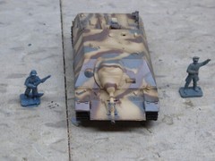 Dragon Armor Minitanks WWII German Jagdpanzer IV & Airfix Soldiers Lot#376A