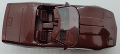 1988 Chevy Corvette Roadster Dark Red Maroon Promo Chevrolet dealer AMT