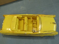 Vtg REVELL/AMT 3 1956 Model Car Ford Buick Cadillac BUILT/ JUNK YARD PARTS Lot V