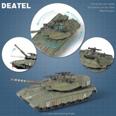 1/72 Scale Merkava Military Tank Quick Build Model Israel States Armored Vehi…