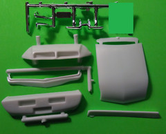 77 1977 Ford Pinto Runabout 1/25 Popper custom hood spoiler chrome bumpers parts