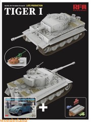 Rye Field RM-1212 1/35 Sd.Kfz.181 Pz.Kpfw.VI Ausf.E Tiger I+RM-5023 Type 82E