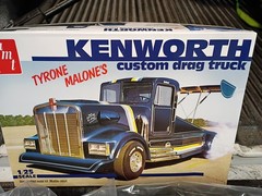 AMT #1157 Tyrone Malone’s Kenworth Custom Drag Truck 1/25 Scale, New