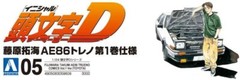 Aoshima 1/24 Initial D Kit Takumi AE86 Trueno Vol.1 Specifications Japan 5327