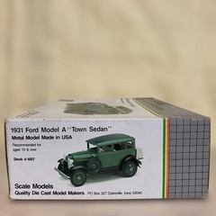Scale Models 1931 Ford Model A Town Sedan Vintage Classic Rare Unbuilt Kit