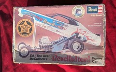 1973 Revell H-1447 Ed “The Ace” McCulloch Revellution! 1/25 Funny Car NO DECALS