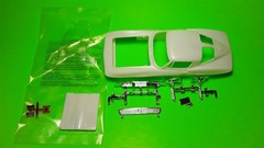 AMT 63 1963 Corvette Sting Ray 1/25 Hood Body Glass Taillights Chrome Bumpers