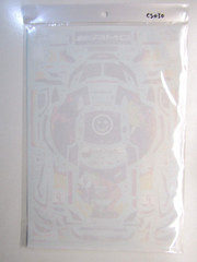 Miniature CS030 1:24 Mercedes AMG GT3 Black Falcon #4 2019 Spa 24Hr Decal Sheet
