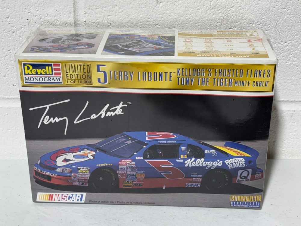 Revell 5 Terry Labonte Kelloggs Flakes Tony Tiger 1/24 NASCAR Model Kit NOS NEW
