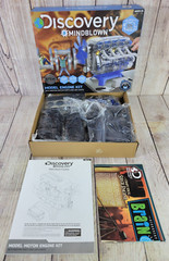 Discovery Model Engine Kit Ages 8+ Intermediate/Advanced 104 Pieces Open Box
