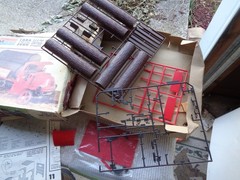 MONOGRAM # 2401 1926 MACK BULLDOG LOG HAULER TRUCK MODEL PARTS ONLY KIT 1/24
