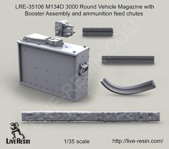 Live Resin 35106 1/35 M134D 3000 Round Vehicle Magazine