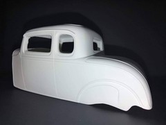 1/8 scale Chopped 1932 Ford 5-window Coupe Body Big Deuce Best Available Milner