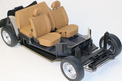 Le Grand #LE100 1/8 VW Volkswagen Beetle yellow Cabrio metal kit by LeGrand