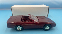 1988 Chevrolet Corvette Roadster Dark Red Dealer Promo 6095EO New In Box!