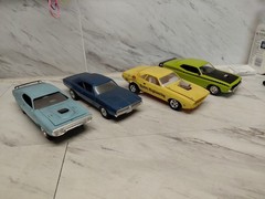 Model Junkyard/parts Plastic ,Nice Custom Car Lot Of 4 Mopars
