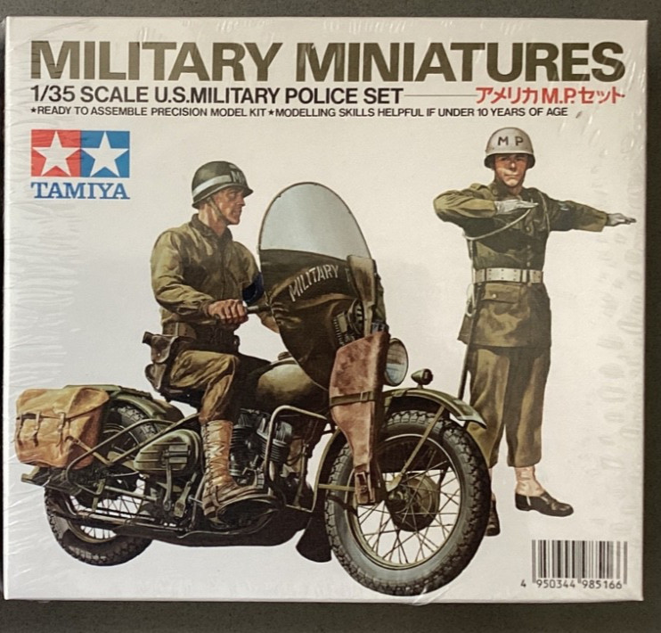 Tamiya 35084 U.S. Military Police Set 1:35 Scale Model Kit 1/35 Harley-Davidson