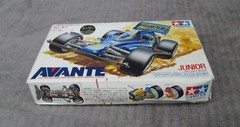 RARE Tamiya Avante Jr Special Version 18507 Clear Chassis Yellow Tires 1990 NOS