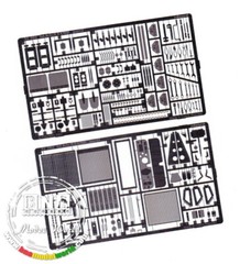Eduard #35383 parts for 1/35 German SdKfz.9 Famo Half-track for Tamiya