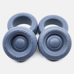1/24 Resin 15 inch Smoothie Wheels, BFGoodrich Radial T/A Tires, and Brake Set