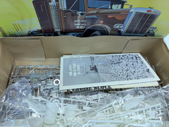 AMT 1:25 Scale Peterbilt California Hauler 359 Semi Truck Sealed Inside Model