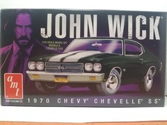 WELD MAGNUM Style Mag Wheels From AMT 1970 Chevelle Model Kit 70 REVOLVER