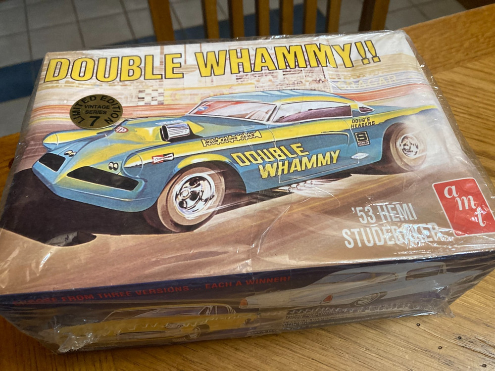 AMT 30107 1:25 SCALE DOUBLE WHAMMY!! 1953 HEMI STUDEBAKER Nre Factory Sealed