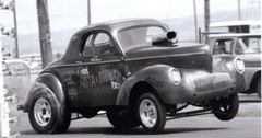 Decals – Willys Gasser of Carl Costa and Pat Stewart, Nostalgia 1967.