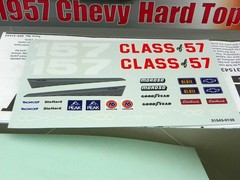 AMT 2002 Ertl Classic 1:25 Street Custom 1957 Chevy Hard Top Model Car Kit NEW