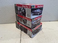 Lot of 3 Monogram Sting Ray III Corvette Revell GMC Syclone Pro Street Model Kit
