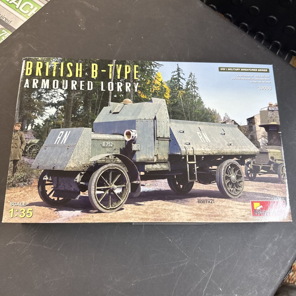 MINIART 39006 1/35 SCALE British B-Type Armoured Lorry Model Kit