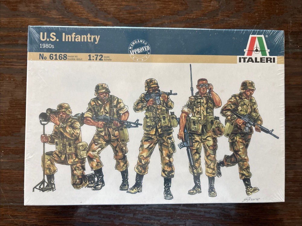 Italeri 1/72 Modern US Soldiers (50) 6168′