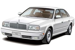 Aoshima 1/24 Scale Nissan G50 President JS / Infiniti Q45 1989 Plastic Model Kit