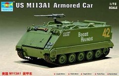 Trumpeter US M113A1 Armored Car – Plastic Model Military Vehicle Kit – 1/72
