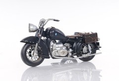 BMW R75 Military 1930s Motorcycle w/ Sidecar Metal Model 11″ Automotive Decor