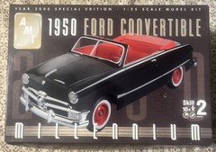 AMT 1950 Ford Convertible 1:25 Scale Special Edition Model Car Kit #30263 NOB