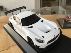 1/43 MINICHAMPS Mercedes AMG GT3, met.white , 1/402 PCs ,2017 mint+++!