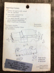 Alloy Forms 1955 Chevrolet Nomad Station Wagon Metal HO Scale Model Kit 2029 NOS