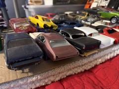 Lot Of 37 Vintage Junkyard Model Parts & Bodies Chargers ‘57 Chevy Impala Monte