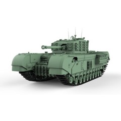 SSMODEL 1:64 Military Model Kit British A22 Infantry MKIV Churchill VII Tanks