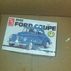 AMT 1940 Ford Coupe 3 in 1:25 plastic ERTL model kit #6581 NOB