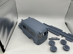 1/25 resin 3d printed 1940 Chevy bus by Nahuel Customs