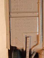 RARE 1963 Ford Thunderbird Dealer Promo 1:24 Plastic Car Bronze