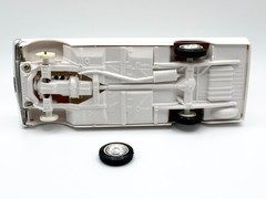 VINTAGE 1963 CHEVROLET NOVA SS STATION WAGON WHITE PROMO STYLE MODEL KIT PARTS!!