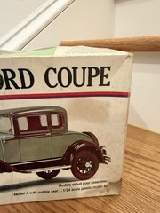 Vintage 1974 Monogram ’30 Ford Coupe Model Partial Built See Pic