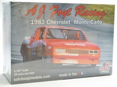 Salvino JR Models “Valvoline” AJ Foyt Racing 1983 Monte Carlo 1/24 Model Car Kit