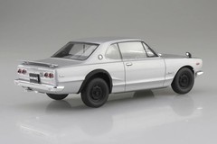 Aoshima Snap Kit 01-SL KPGC10 Skyline HT GT-R 1970 Silver 1/24 Model Kit – US