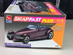OPEN BOX AMT ERTL Snap Fast Plus Skill Level 1 PLYMOUTH PROWLER 1/25 Model Kit