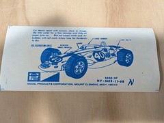 1967 MPC 1/20 Scale Andy Granatelli’s Revolutionary STP Indy Turbine Car #40 NOB