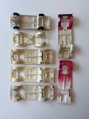 1960’s Model Car Junkyard Lot Chassis Interiors Dashboards Steering Wheels Seats